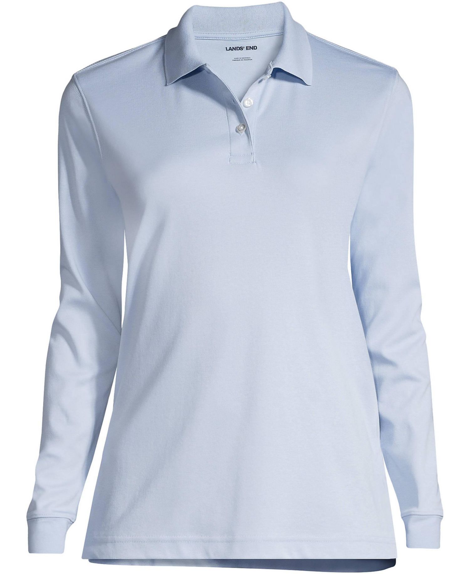 Women's Tall Long Sleeve Interlock Polo Shirt