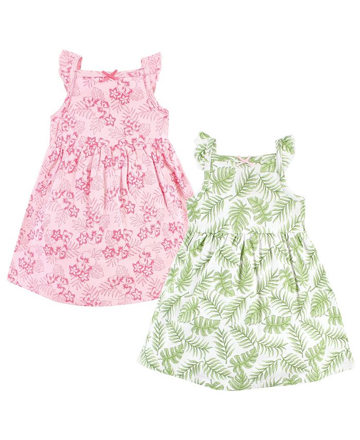 Hudson Baby Baby Girls Cotton Dresses Palm Leaf Macy s