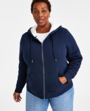 Buy Terra & Sky Women's Plus Size Athleisure Zip Up Fleece Hoodie
