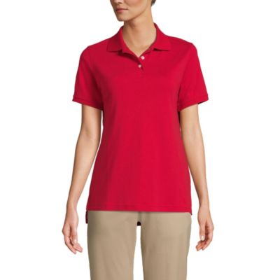 Women's Tall Short Sleeve Interlock Polo Shirt
