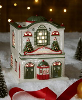 Christmas Tree Village LED Lighted Figural Theatre