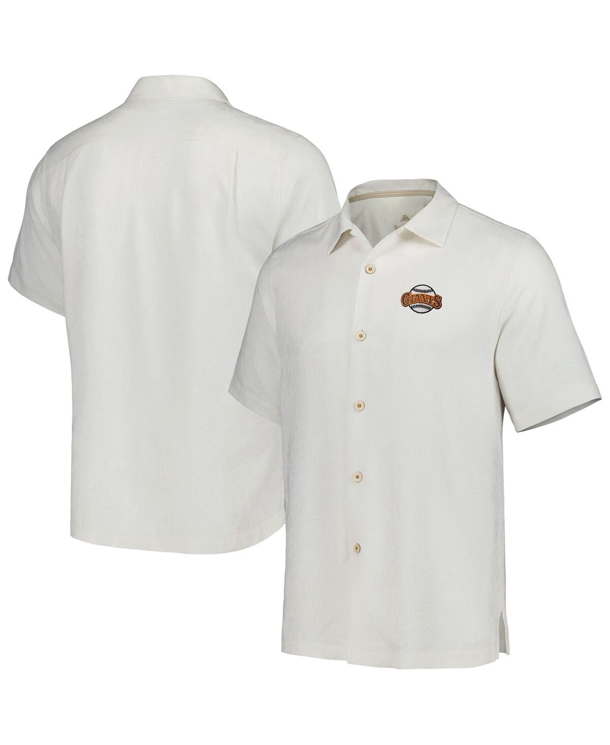 Tommy Bahama Men's  White San Francisco Giants Sport Tropic Isles Camp Button-up Shirt