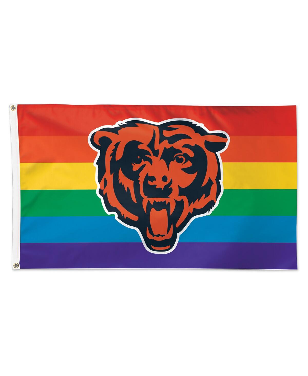 Chicago Bears 3' x 5' Pride 1-Sided Deluxe Flag - Multi