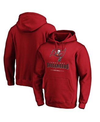 Men's Red Tampa Bay Buccaneers Big and Tall Team Logo Lockup Pullover Hoodie