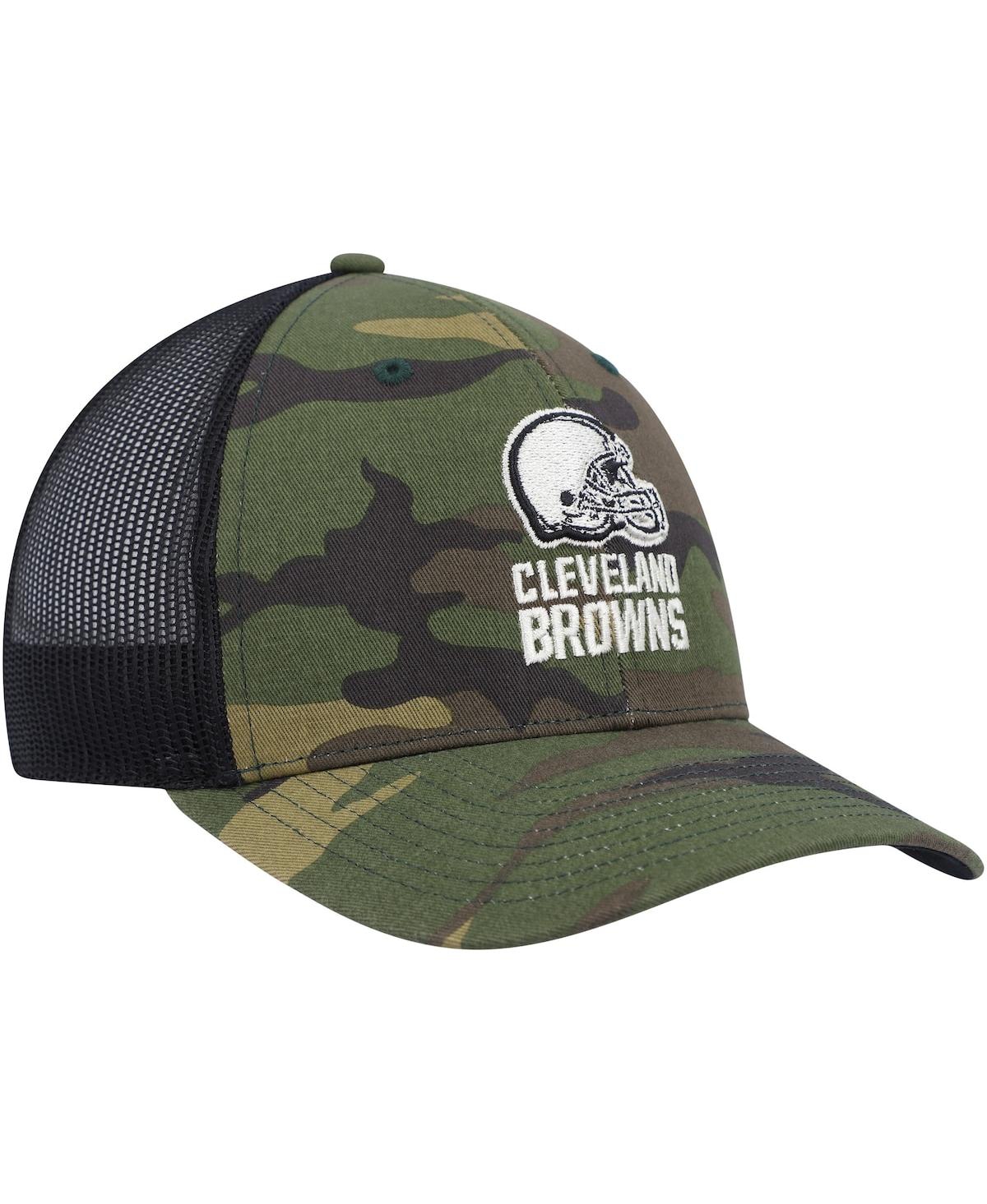 Men's '47 Brand Black Cleveland Browns Trucker Adjustable Hat - Black
