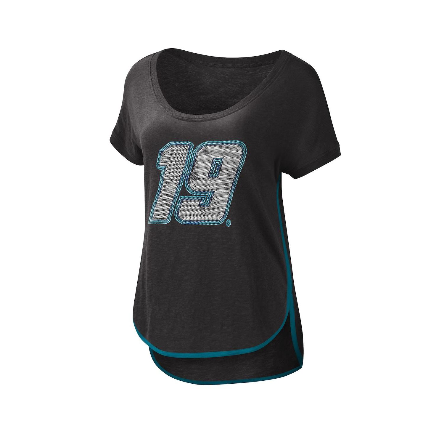 Women's Black Martin Truex Jr Rookie Scoop Neck T-shirt