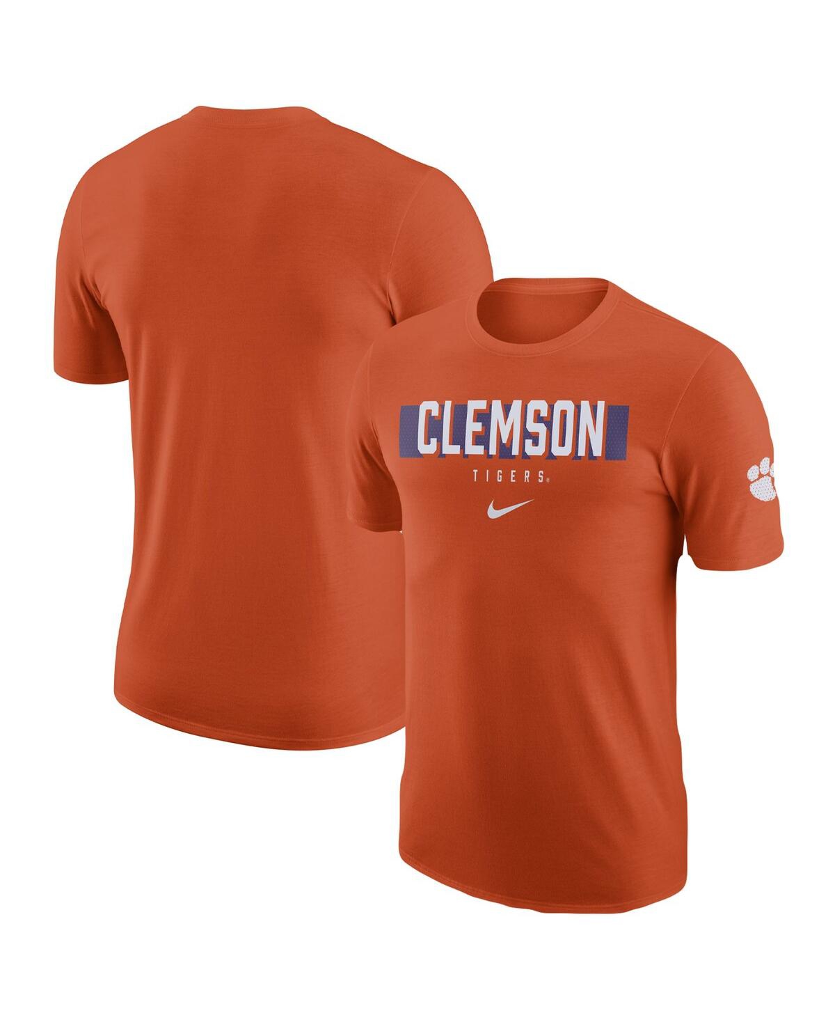 Shop Nike Men's  Orange Clemson Tigers Campus Gametime T-shirt