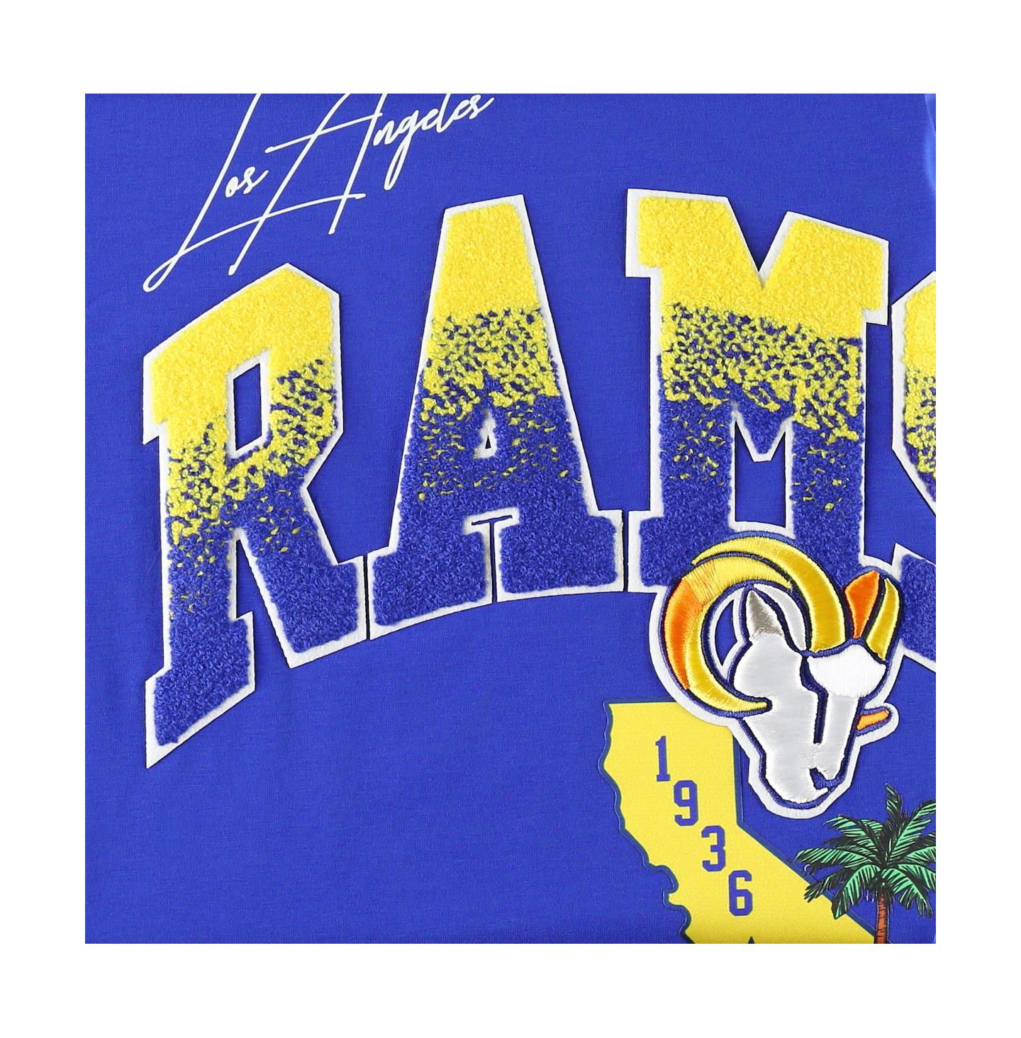 Мужская футболка Pro Standard Royal Los Angeles Rams Hometown Collection — фото 5