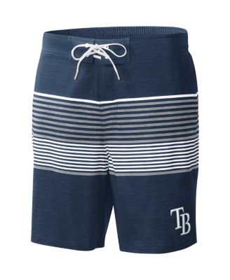 Men's Navy Tampa Bay Rays Coastline Volley Swim Shorts