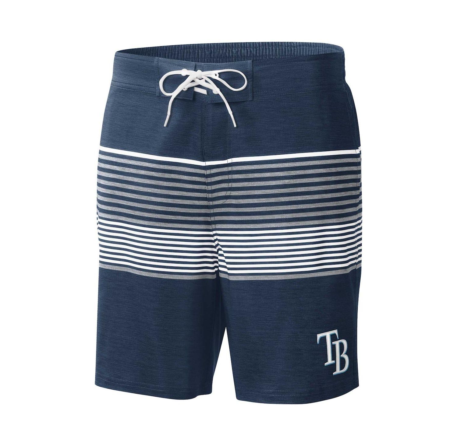 Men's Navy Tampa Bay Rays Coastline Volley Swim Shorts