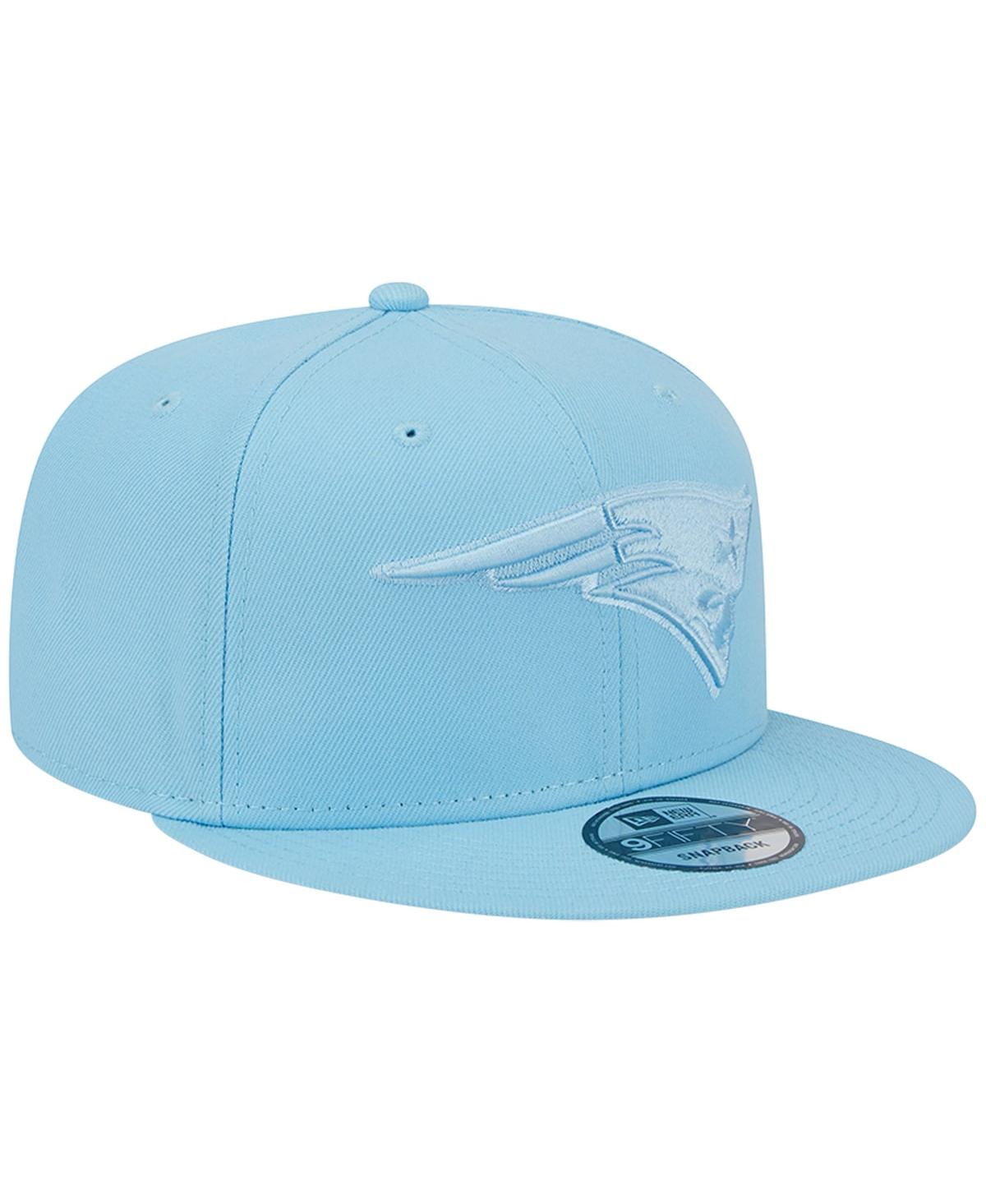 Men's New EraNew England Patriots Color Pack Brights 9FIFTY Snapback Hat - Light Blue