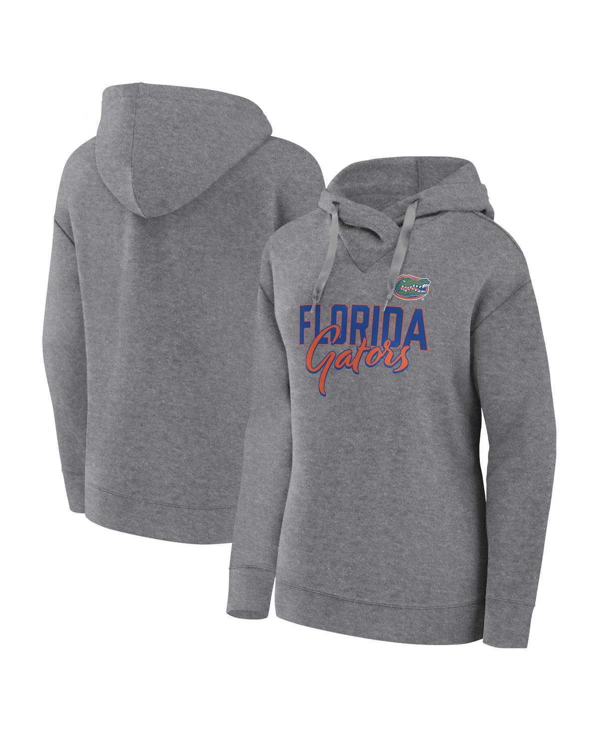 Fanatics Women's  Heather Gray St. Louis Cardinals Script Favorite Pullover Hoodie In Heather Gray