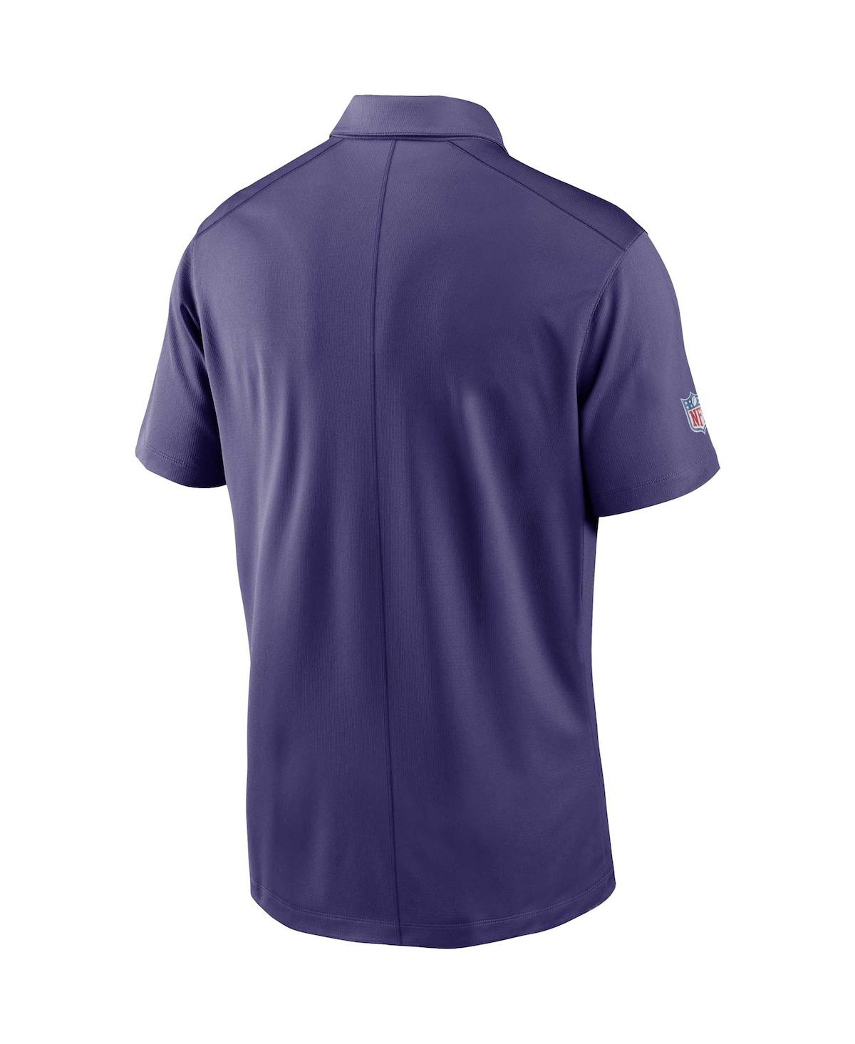 Shop Nike Men's  Purple Baltimore Ravens Sideline Victory Performance Polo Shirt