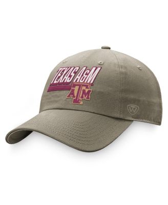 Men's Khaki Texas A&M Aggies Slice Adjustable Hat