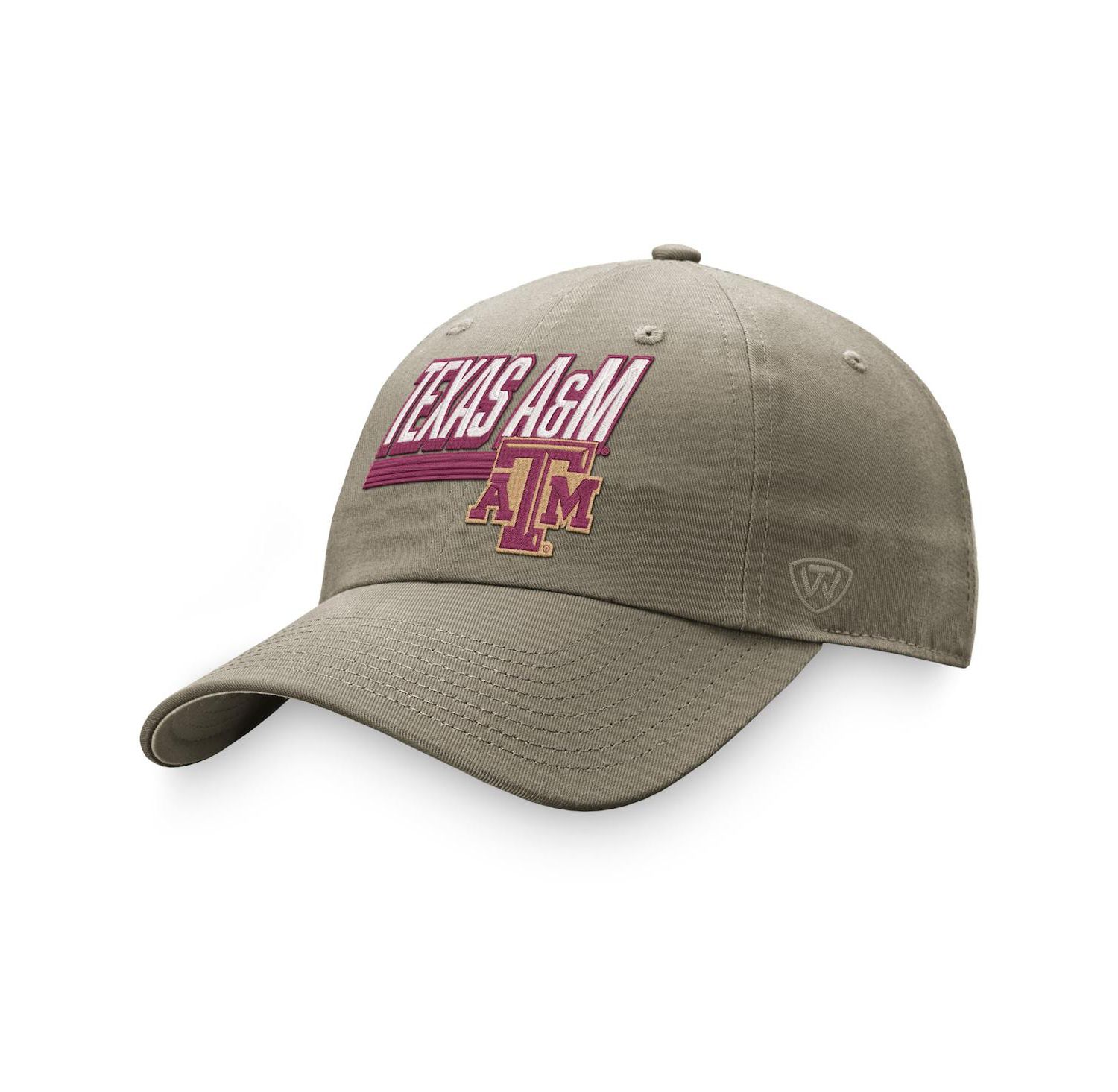 Men's Khaki Texas A&M Aggies Slice Adjustable Hat