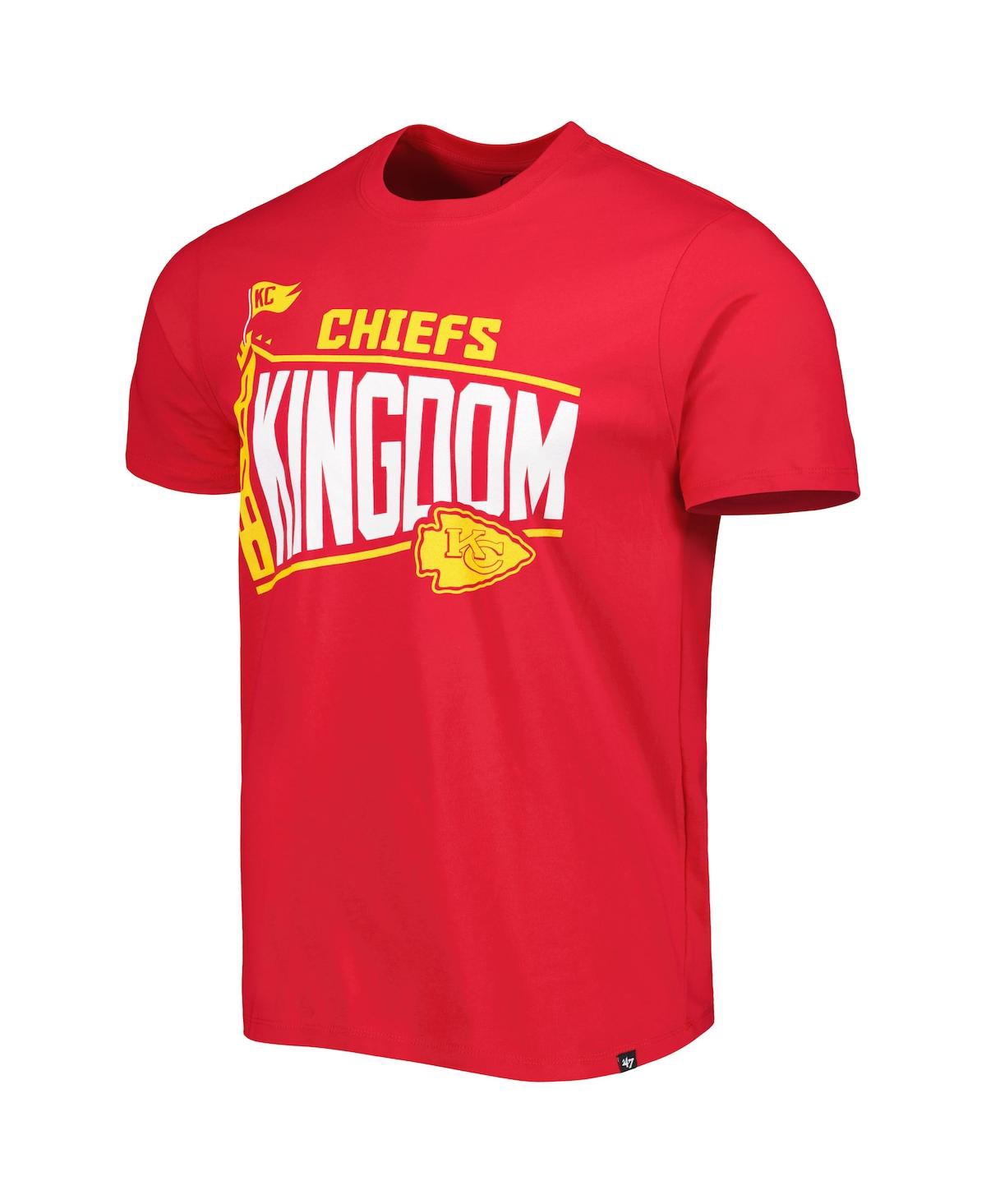 Men's '47 BrandKansas City Chiefs Logo Regional Super Rival T-shirt - Red