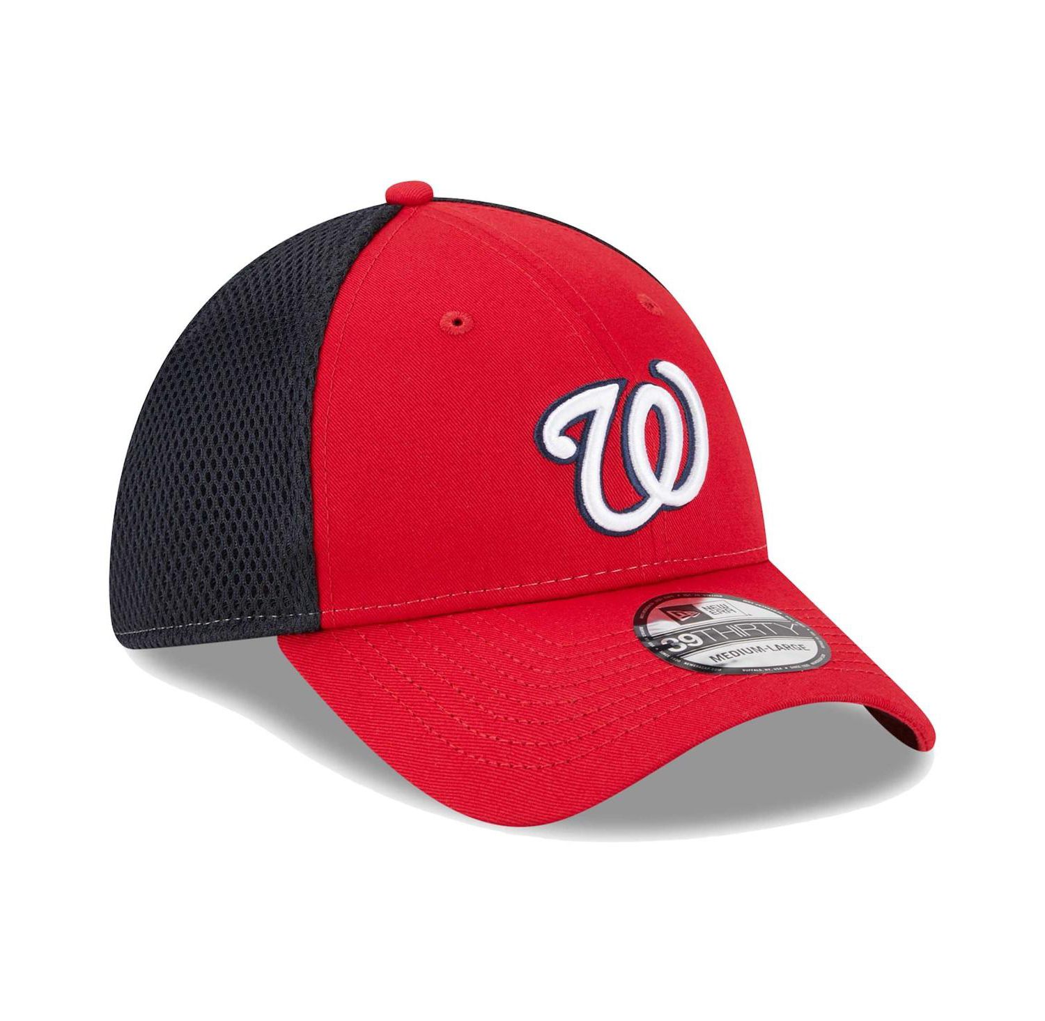 Men's Red Washington Nationals Team Neo 39THIRTY Flex Hat