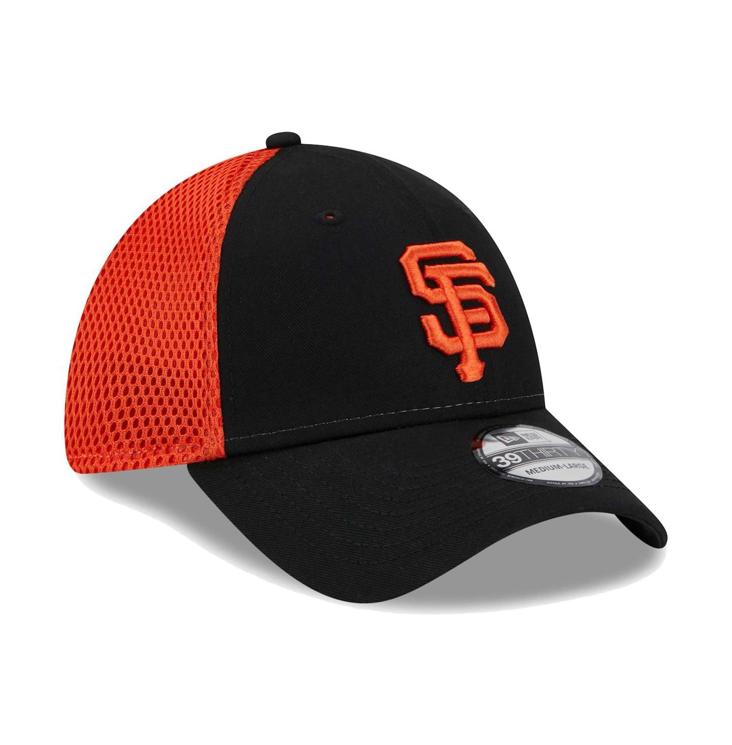 Мужская кепка New Era Black San Francisco Giants Team Neo 39THIRTY Flex Hat — фото 4
