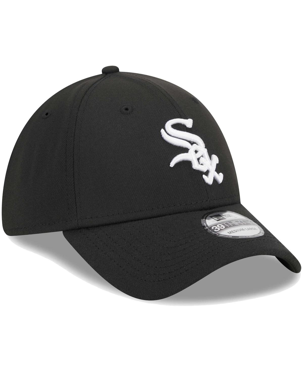 New Era Men's Chicago White Sox Mlb Team Classic 39thirty Flex Hat In Black