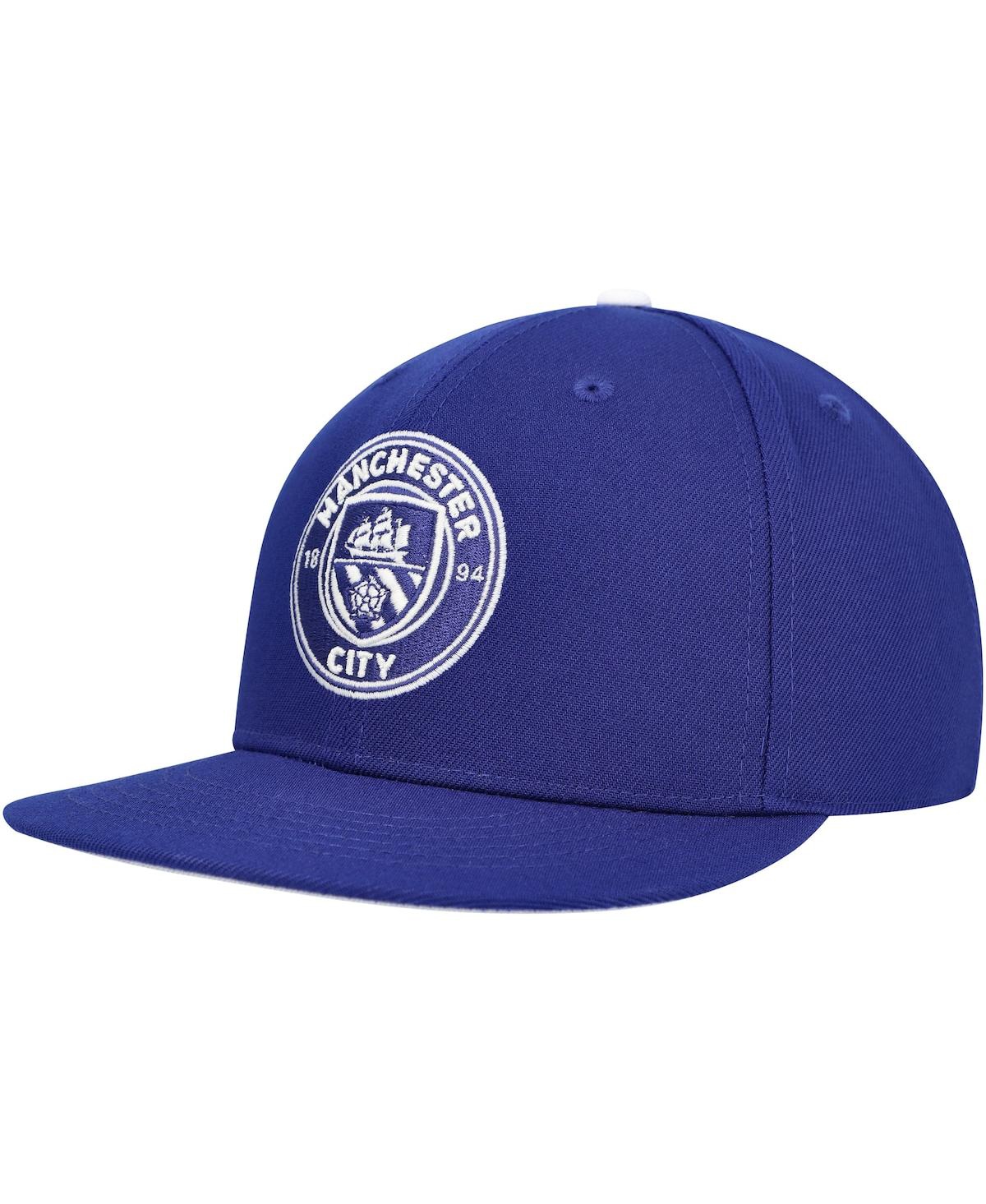 Shop Fan Ink Men's Royal Manchester City America's Game Snapback Hat