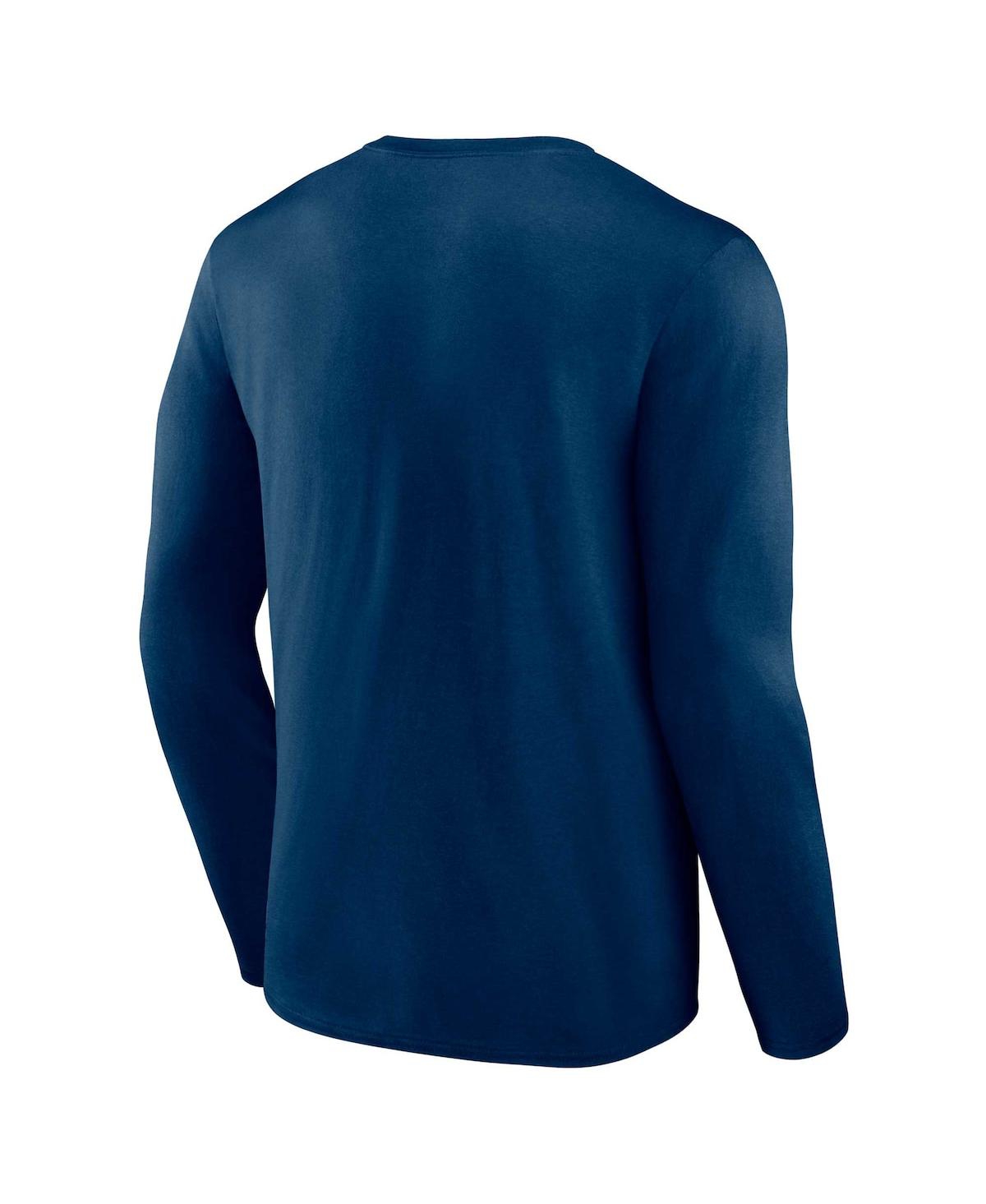 Men's FanaticsSeattle Kraken Skate Or Die Long Sleeve T-shirt - Deep Sea Blue