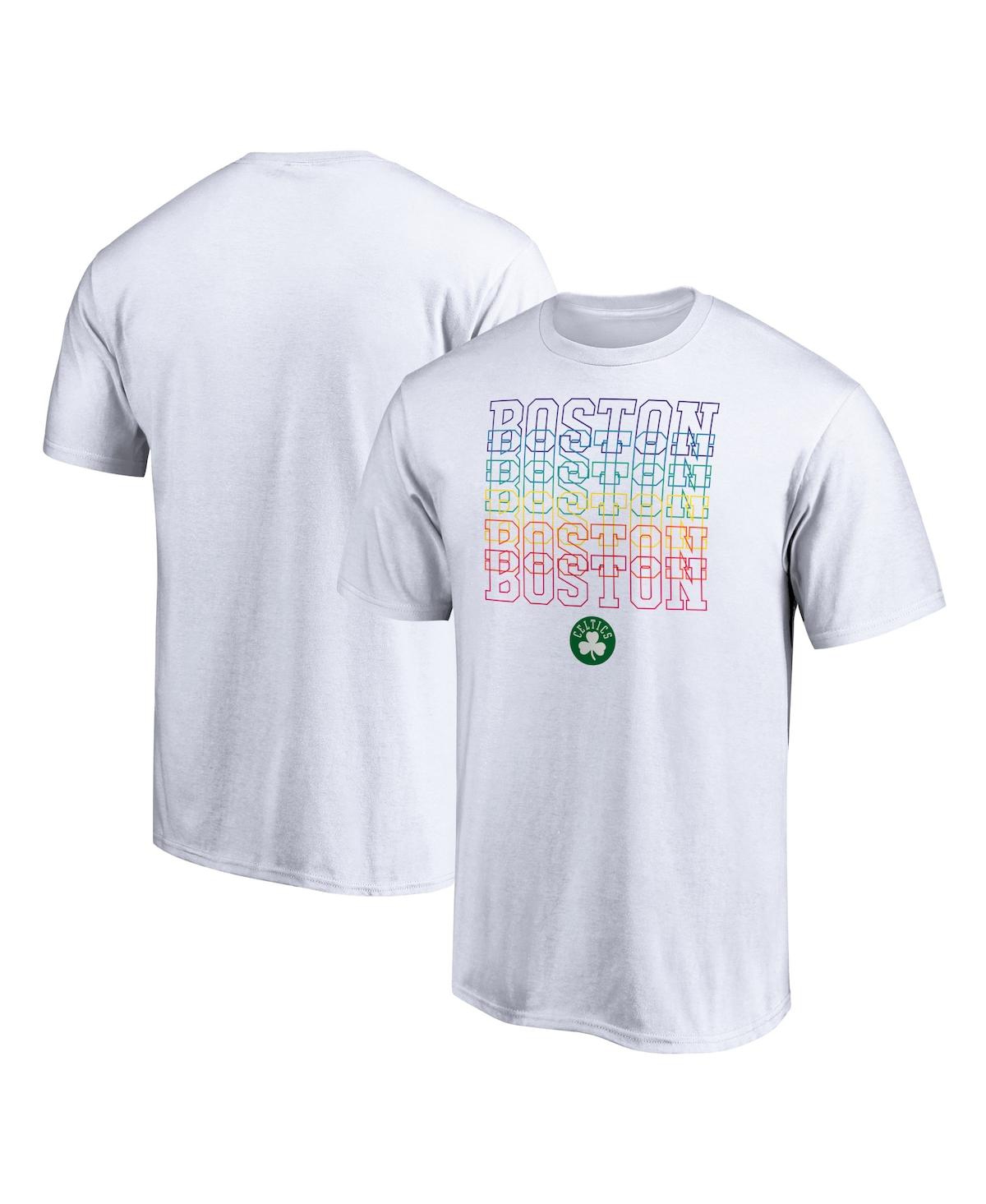 Men's FanaticsBoston Celtics Team City Pride T-shirt - White