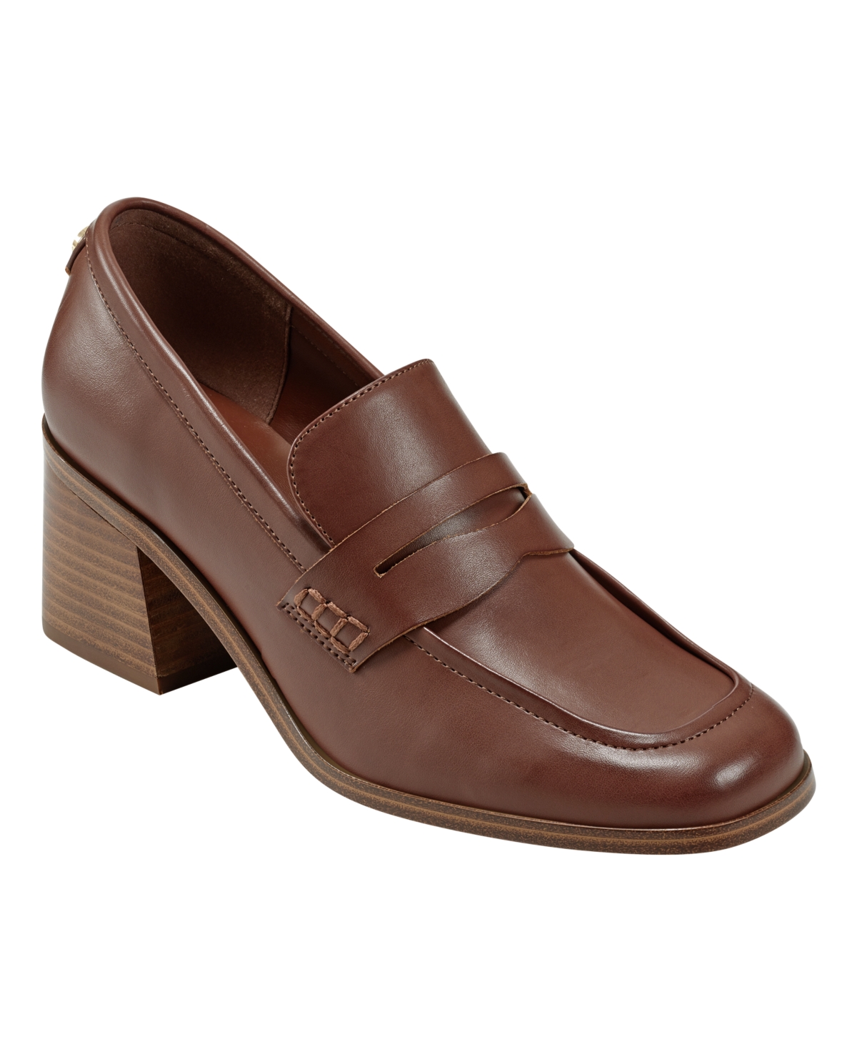 Women's Kchris Heeled Loafers - Dark Natural Faux Leather