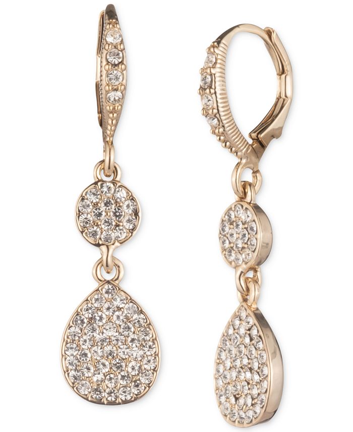 Givenchy Crystal Pav Pear Drop Earrings Macy s