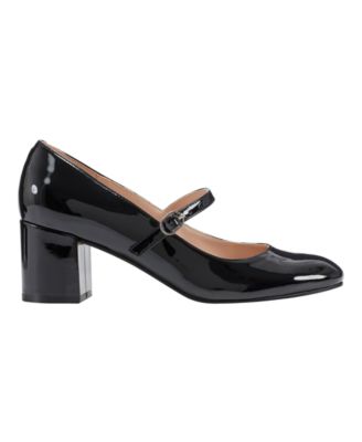 Women's Cariann Round Toe Block Heel Mary-Jane Pumps