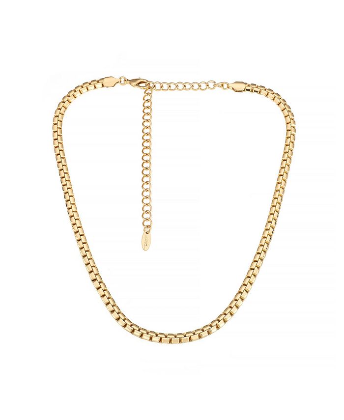 ETTIKA Single Rolo Chain 18K Gold Plated Necklace - Macy's
