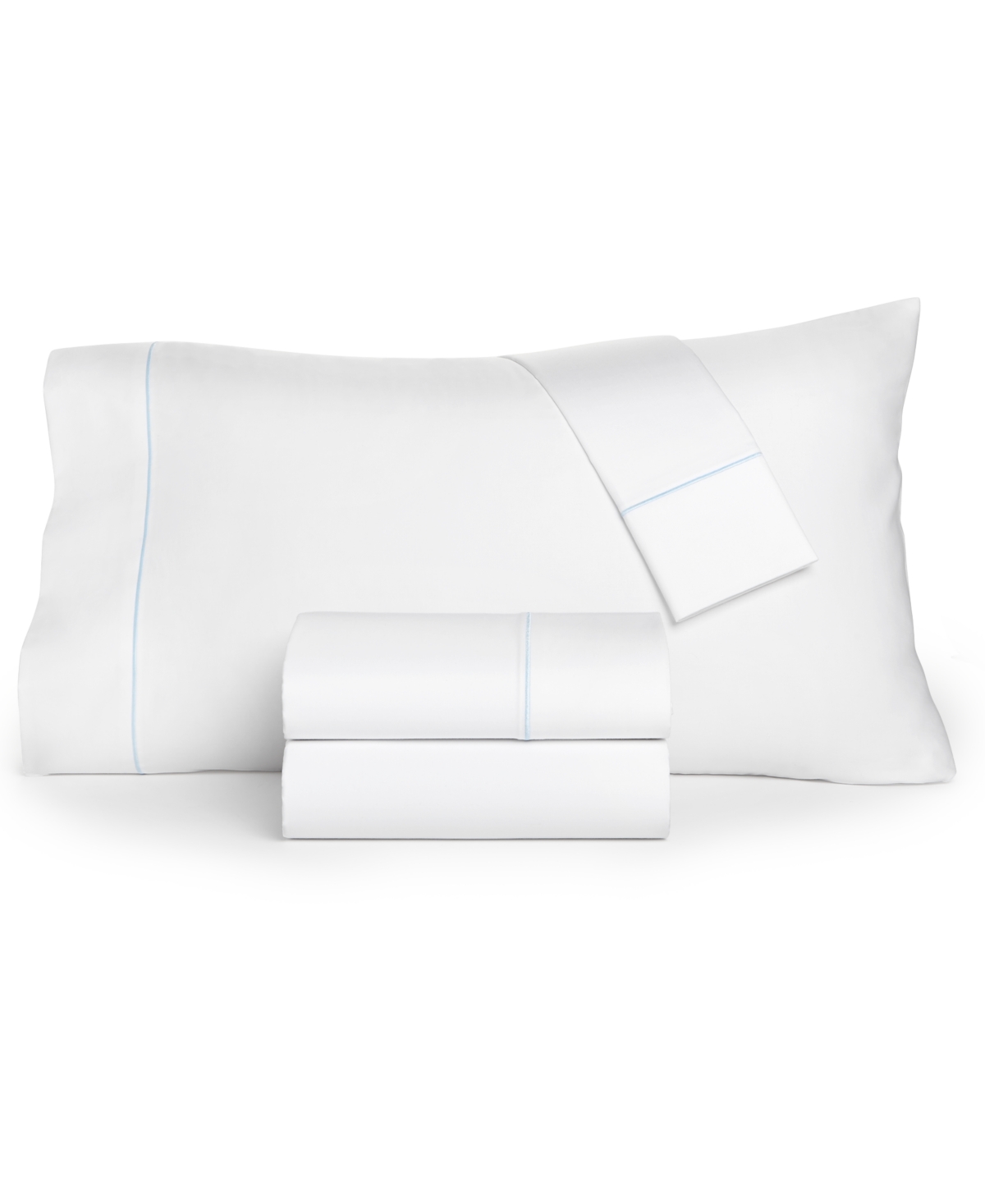 Charter Club Damask Solid 550 Thread Count 100% Cotton 4-pc. Sheet Set, California King, Created For Macy's In Vapor Hem