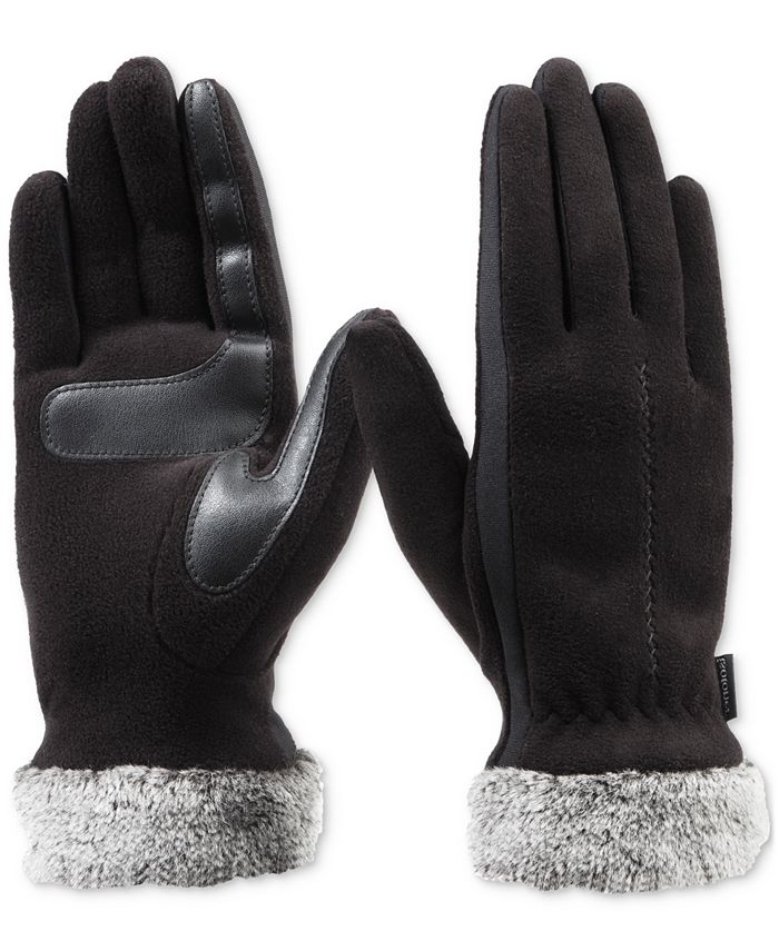 Macys mens isotoner gloves sales