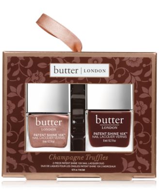 butter LONDON - 2-Pc. Champagne Truffles Mini Patent Shine 10X Nail Lacquer Set