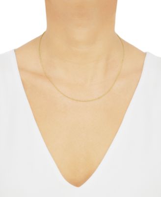 14k Gold 18" Perfectina Chain Necklace (1-1/8mm)