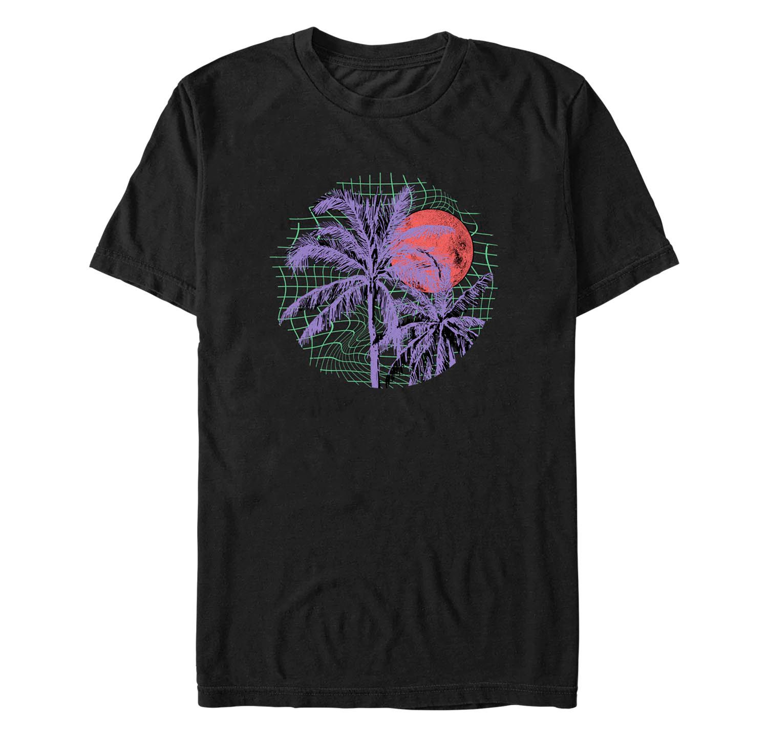 Men's Generic Additude Deserted Island Chest Short Sleeves T-shirt