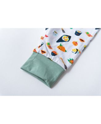 Baby Boys or Baby Girls Printed Short Sleeved Pajamas, 2 Piece Set