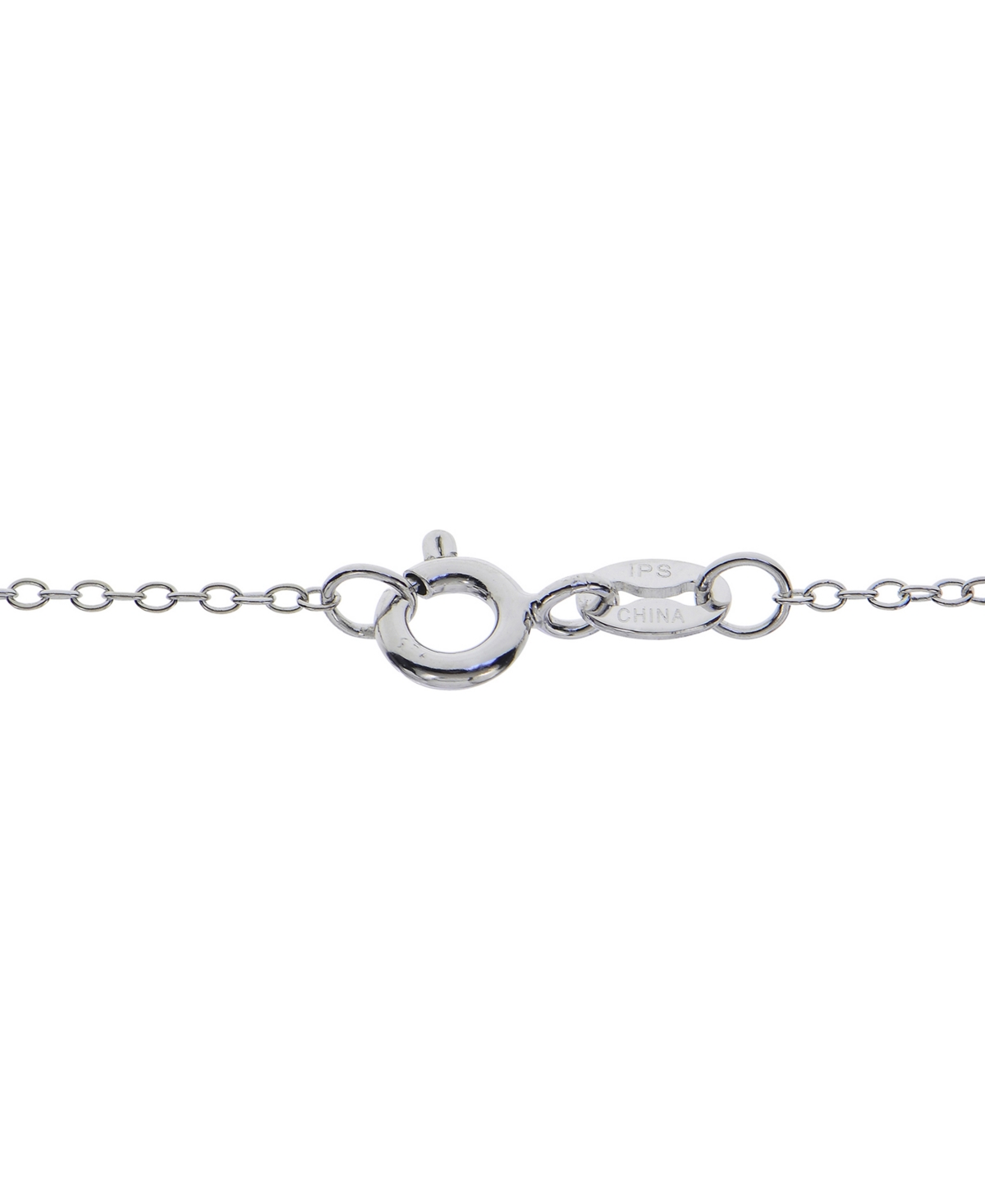 Cultured Freshwater Pearl (5 - 6-1/2mm) & Lab-Created White Sapphire (1/20 ct. t.w.) Flower 18