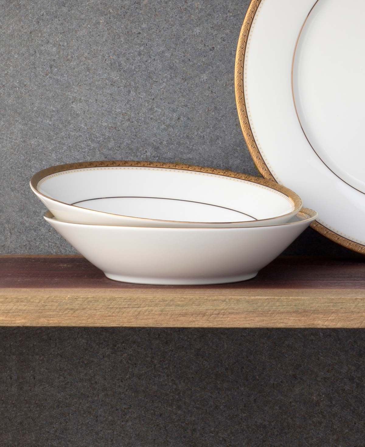 Noritake Charlotta Platinum 12 Piece Set, Service For 4 In Gold