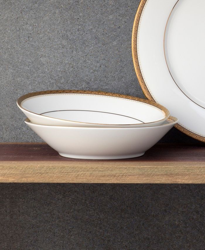 Noritake Charlotta Gold 12 Pc Dinnerware Set Macy's