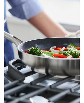 Blue Diamond Stainless Clad Pro 11 in. Stainless Steel Frying Pan  CC006070-001 - The Home Depot