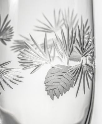Icy Pine Champagne Flute 8oz - Set of 4 Glasses
