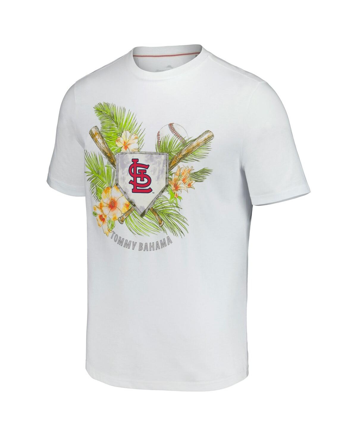 Shop Tommy Bahama Men's  White St. Louis Cardinals Island League T-shirt