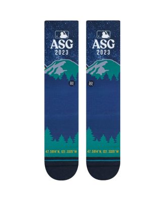 Men's Navy 2023 MLB All-Star Game Home Run Derby Galaxy Crew Socks