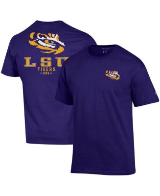 Men's Champion Purple LSU Tigers Stack 2-Hit T-shirt - Macy's
