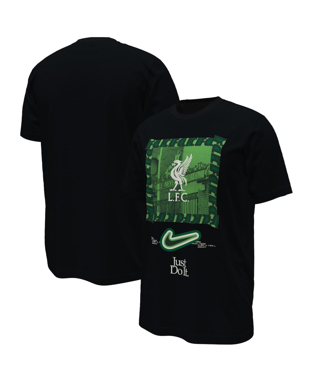 Nike Liverpool Fc  Men's Dna T-shirt In Black