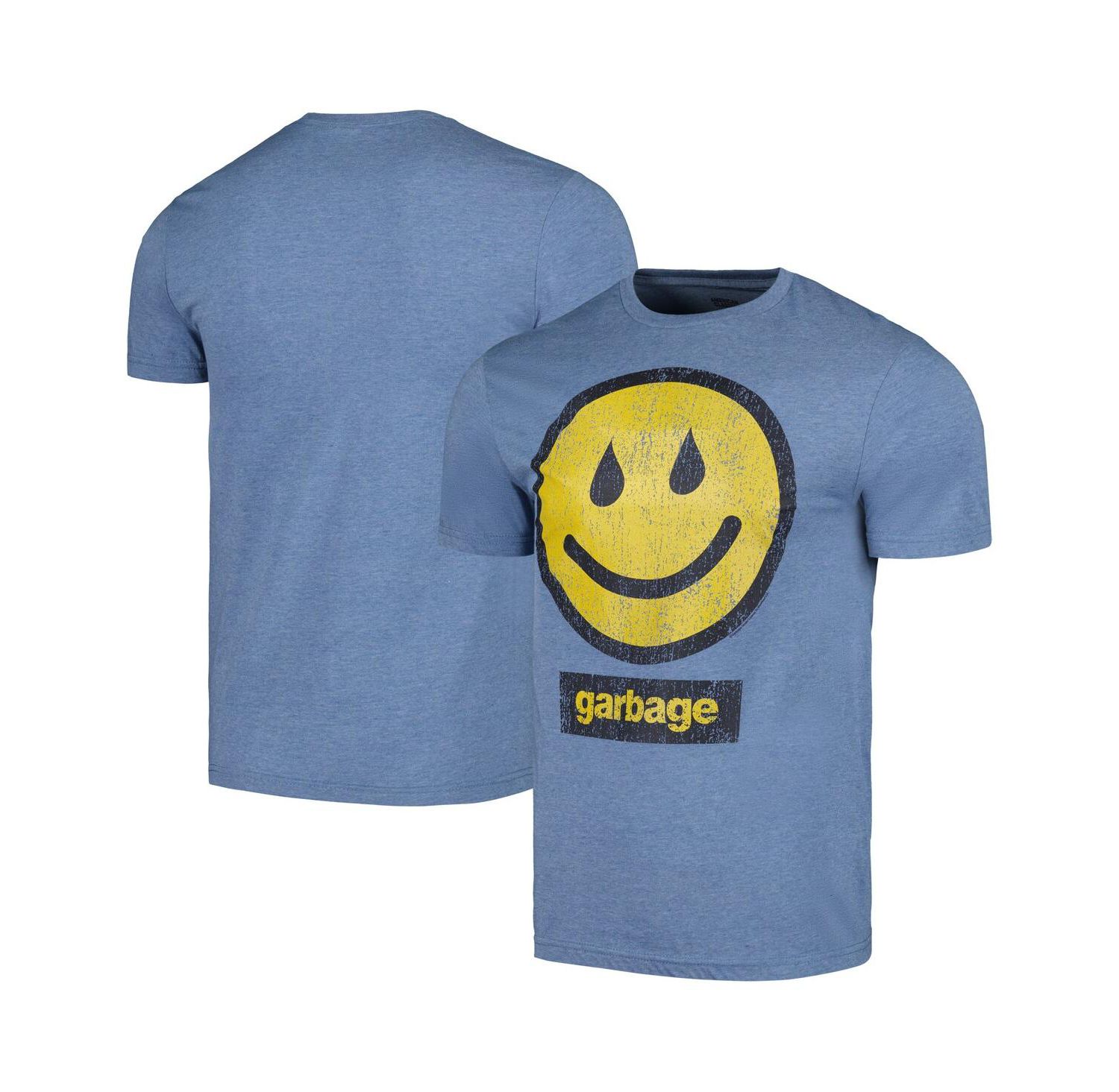 Men's Heather Royal Garbage Smile T-shirt