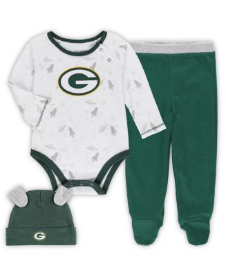 Newborn and Infant Boys and Girls White, Green Green Bay Packers Dream ...