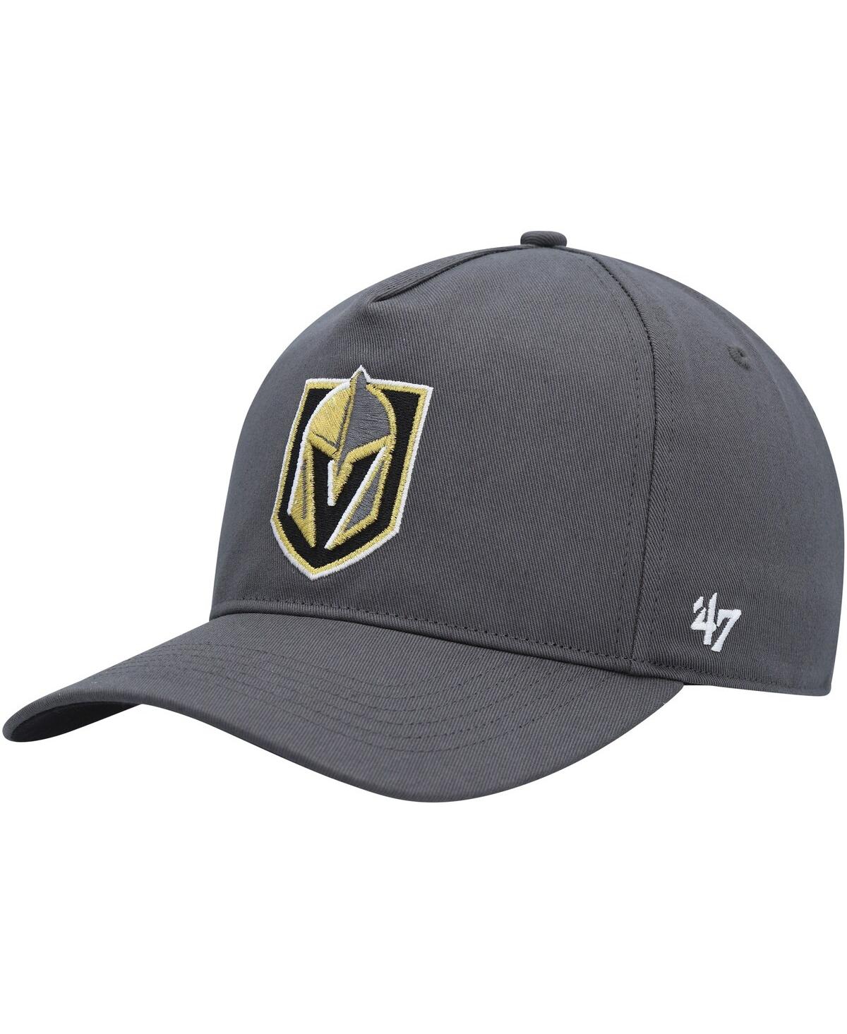 47 Brand Men's Charcoal Vegas Golden Knights Legend Mvp Adjustable Hat In Charcoal