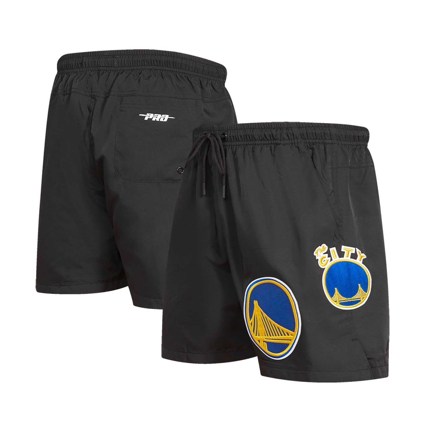 Мужские шорты Pro Standard Black Golden State Warriors Classics Woven — фото 1