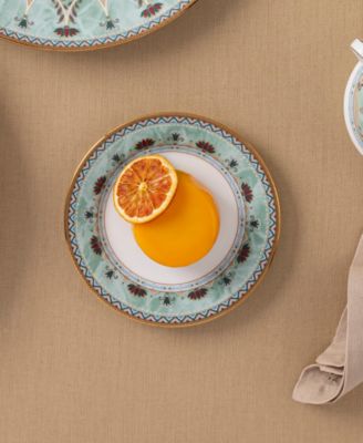 Serene Garden Set of 4 Bread & Butter/Appetizer Plates, 6.50"